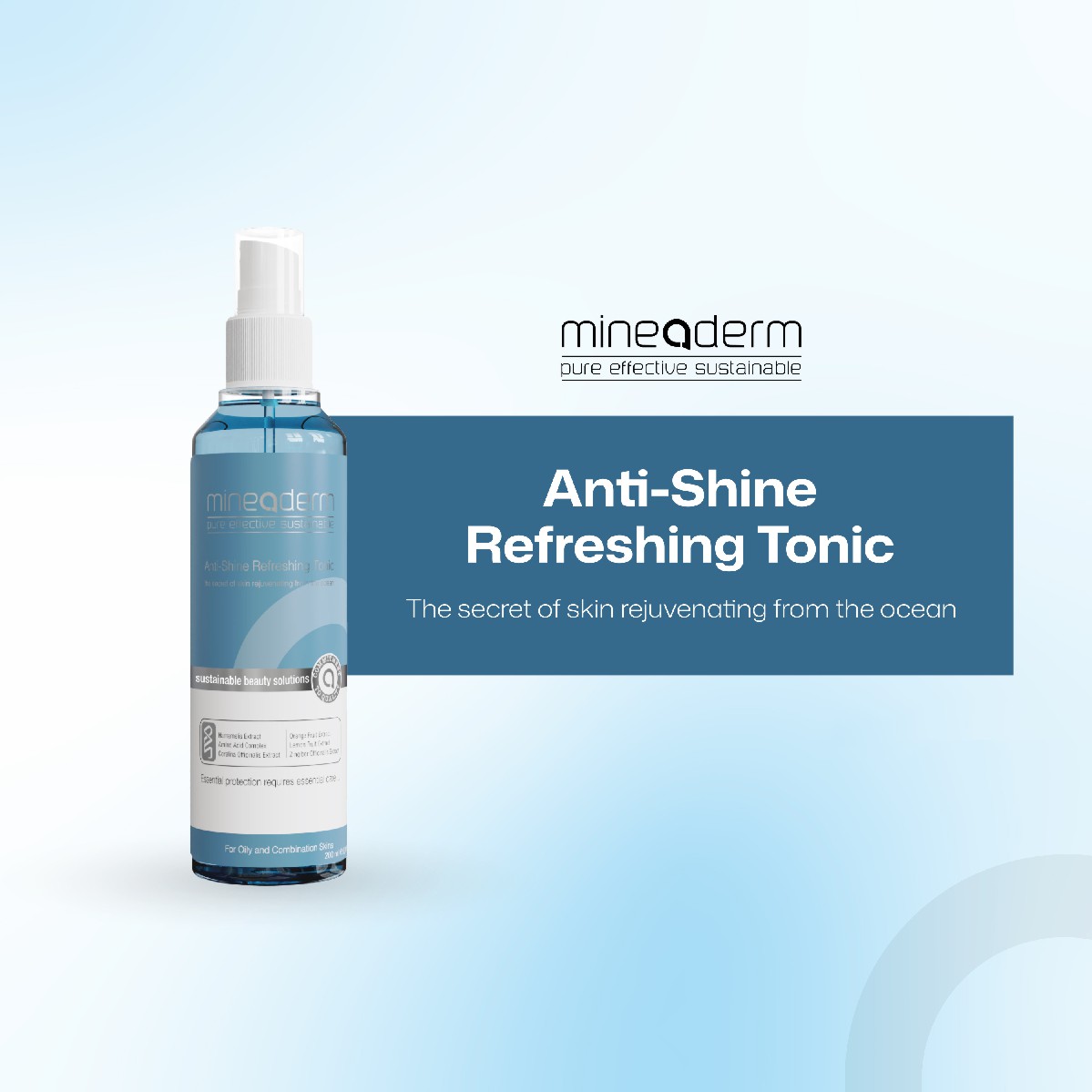 Mineaderm Anti-Shine Refreshing Tonic Usage