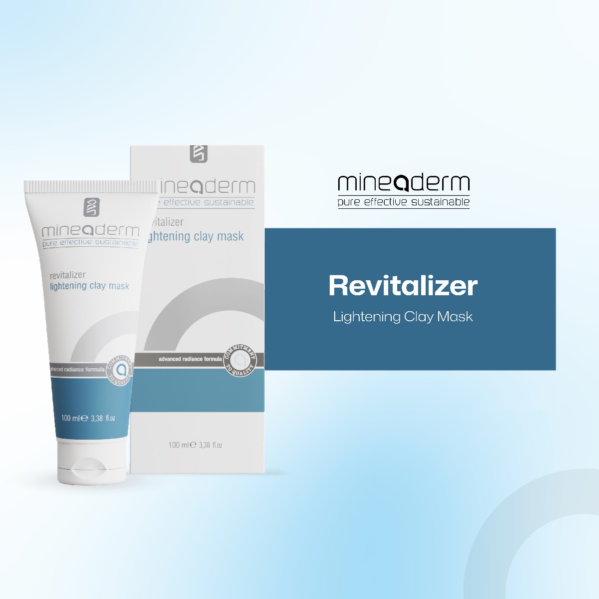 Mineaderm Revitalizer Lightening Clay Mask Usage