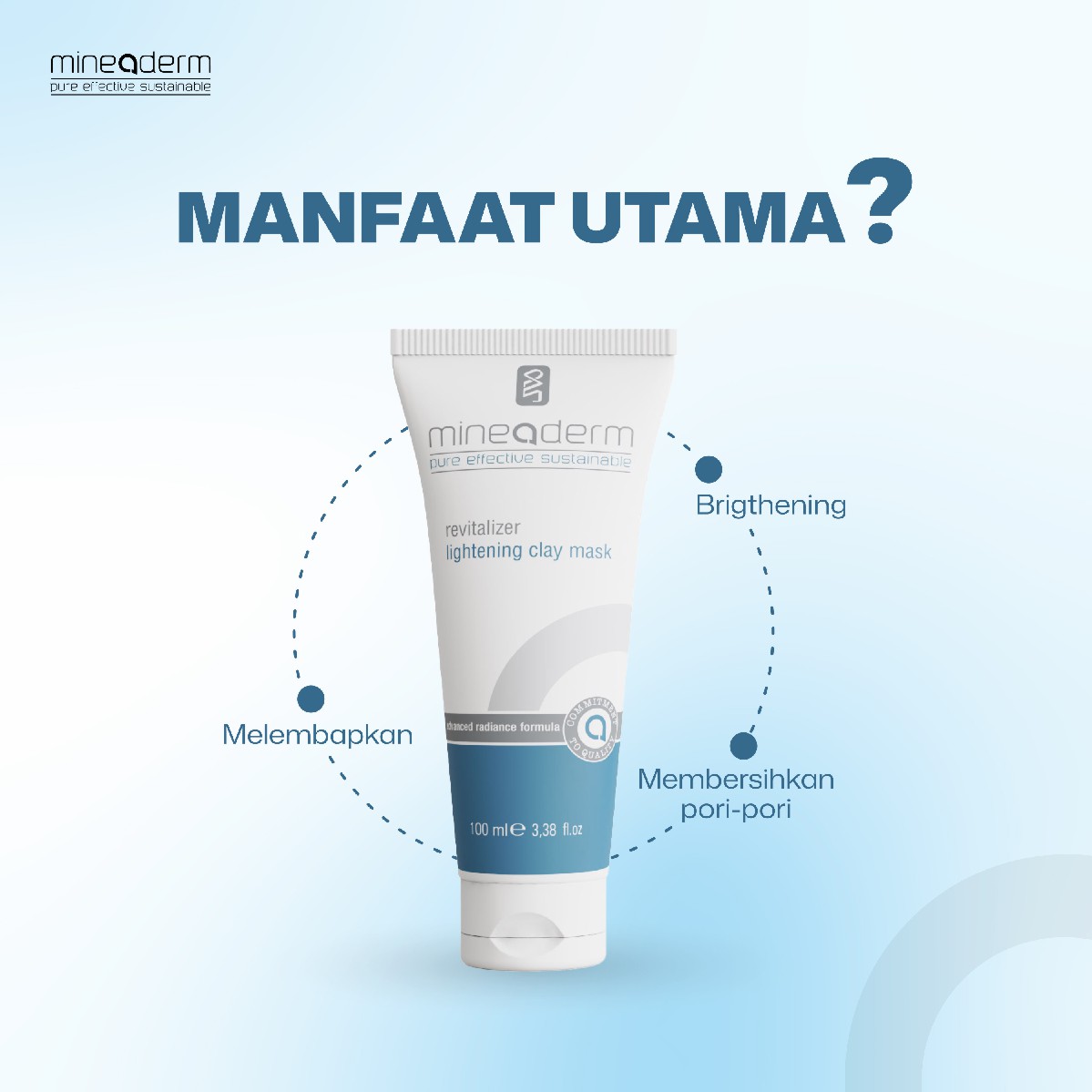 Mineaderm Revitalizer Lightening Clay Mask Benefits