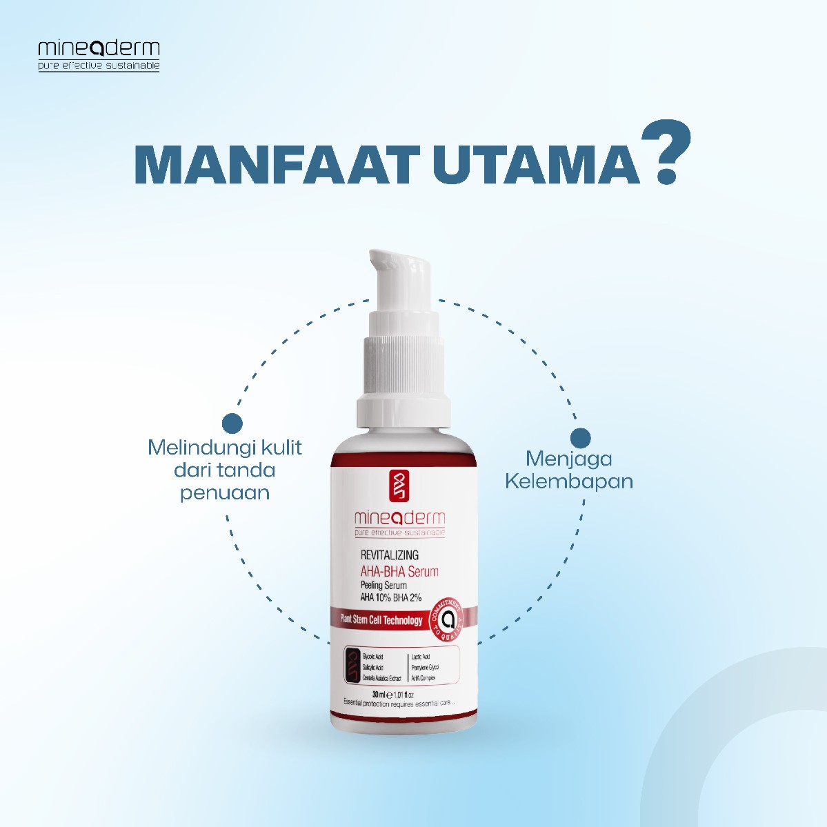 Mineaderm Revitalizing AHA BHA Serum Benefits