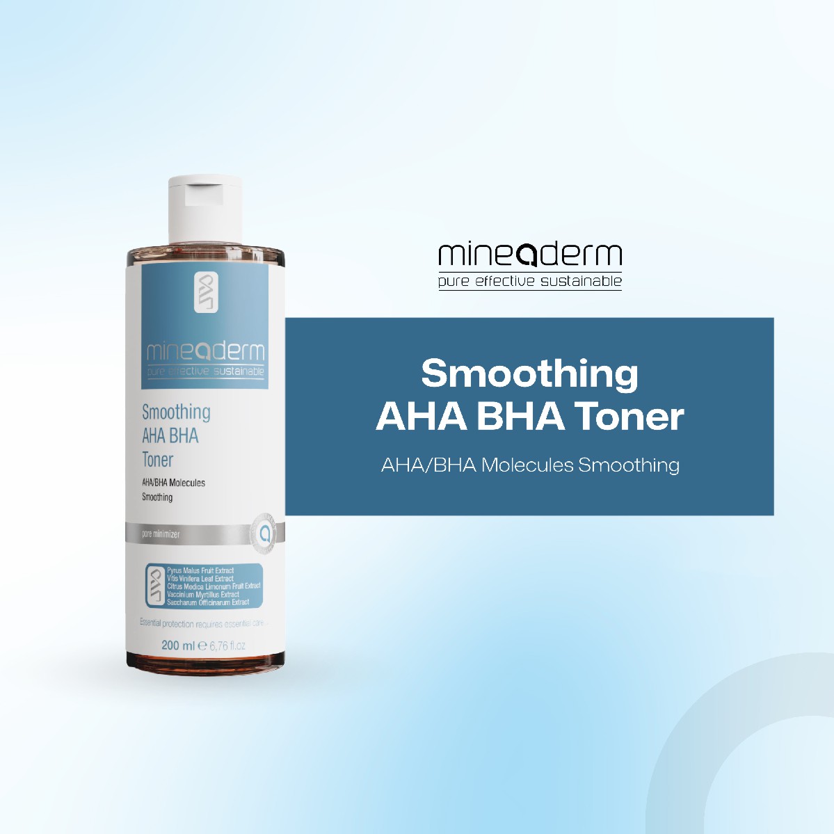 Mineaderm Smoothing AHA BHA Toner