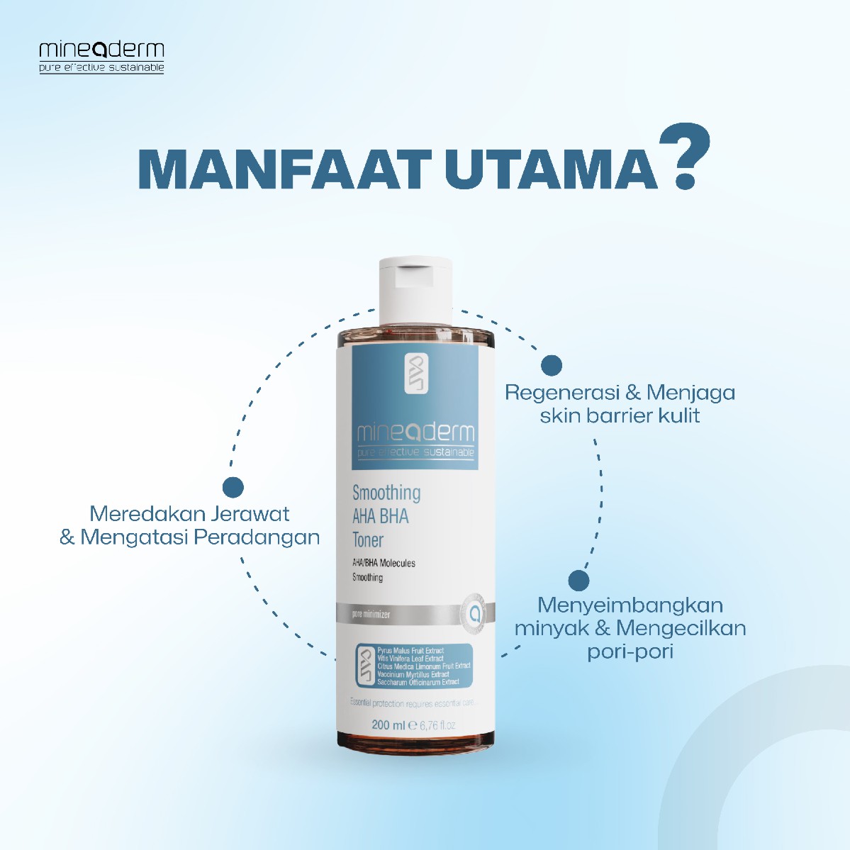 Mineaderm Smoothing AHA BHA Toner