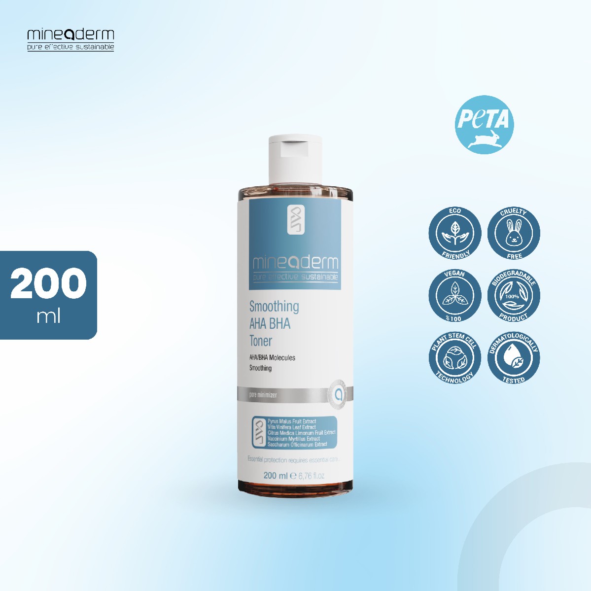 Mineaderm Smoothing AHA BHA Toner