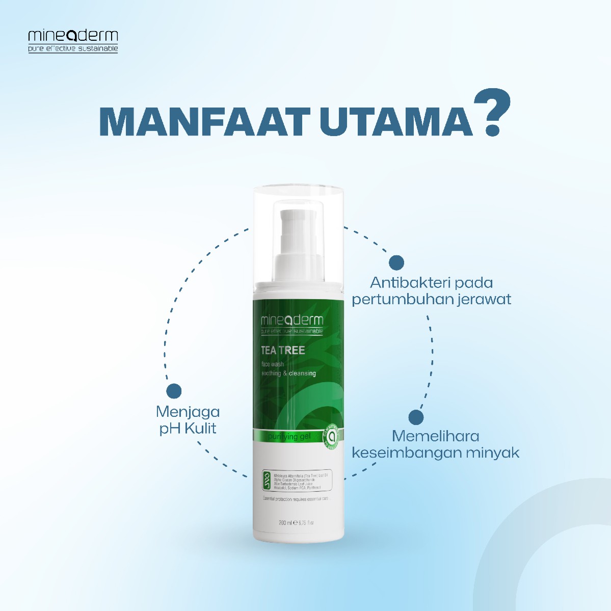 Mineaderm Tea Tree Oil Face Wash Benefits